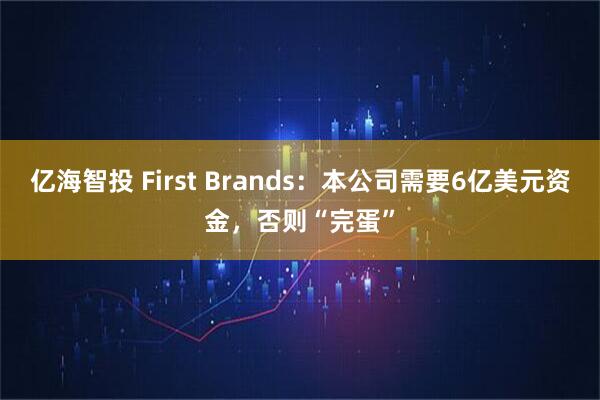 亿海智投 First Brands：本公司需要6亿美元资金，否则“完蛋”