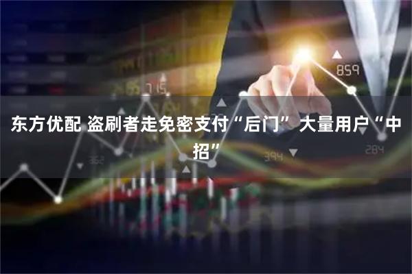 东方优配 盗刷者走免密支付“后门” 大量用户“中招”
