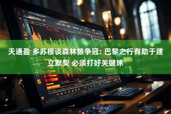 天通盈 多苏穆谈森林狼争冠: 巴黎之行有助于建立默契 必须打好关键球